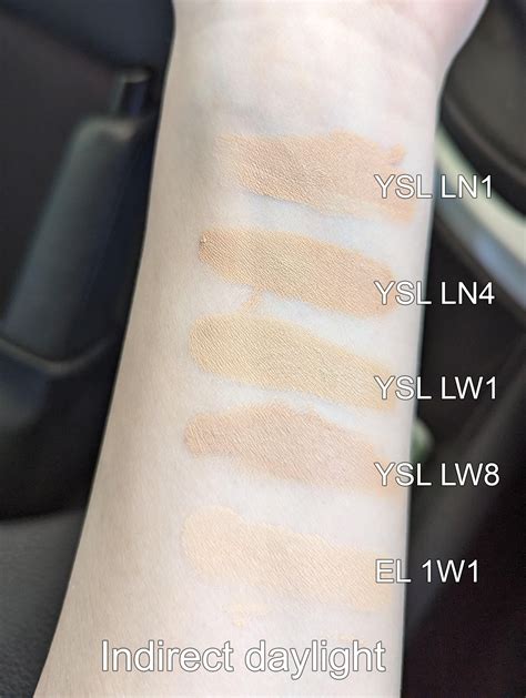 ysl double wear light foundation|ysl matte concealer.